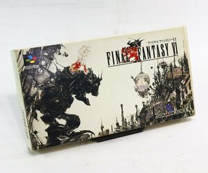 SFC (スーパーファミコン) FINAL FANTASY6 / 箱・説明書付き / メール便可 / R03611