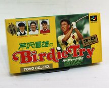 SFC (スーパーファミコン) 芹沢信雄のbirdietry / 箱・説明書付き / メール便可 / R03458_画像1