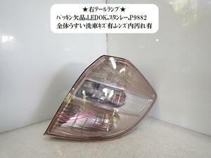 フィット DBA-GE8 右テールランプ スタンレー P9882 33500-TF0-J61