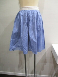 meru che rear Dress Terior skirt Merceria Dressterior made in Japan blue 