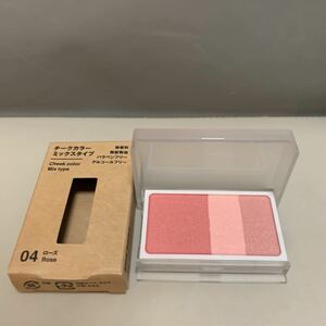 A0315 Muji Ryohin cheeks color Mix type rose 4.7g