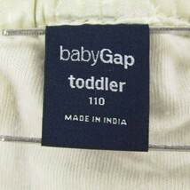 ベビーギャップ スパンコール バルーンミニスカート ウエストゴム 女の子用 110サイズ 金アイボリー キッズ 子供服 babyGAP_画像3