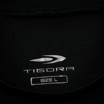 ティゴラ 半袖Tシャツ コンプレッションインナー クルーネック トップス レディース Lサイズ ブラック TIGORA_画像3
