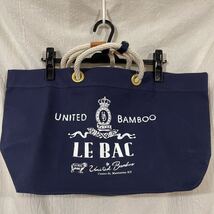 未使用品 /保管品 ユナイテッドバンブー United Bamboo トートバッグ M ネイビー_画像1