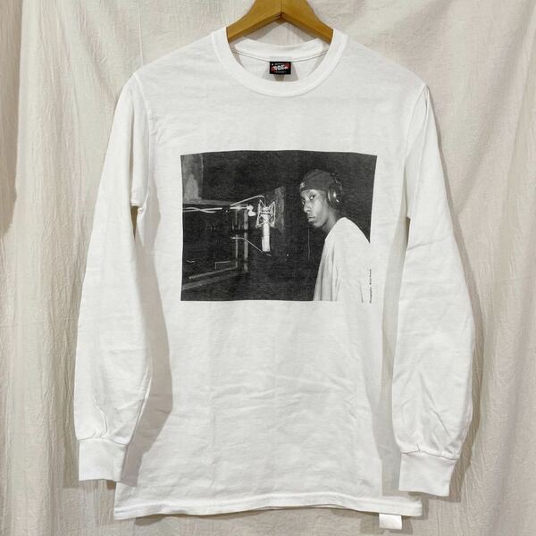 RAP TEES ラップティーズ BIG L ロンT S ホワイト 写真家Ricky Powell ヒップホップ D.I.T.C.