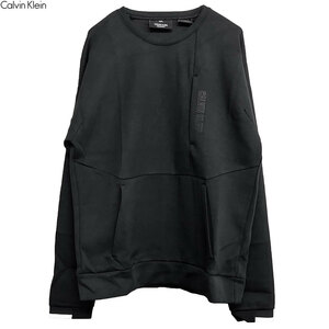 Calvin klein Calvin Klein sweat 4MS0W374 007 black L long sleeve sweatshirt stretch men's free shipping parallel imported goods 