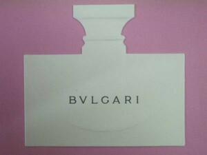 非売品 BVLGARI ブルガリ◆香水 しおり カード 5枚◆送料94円