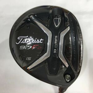 本州のみ送料無料【即決価格】FW Titleist 917F2 / Speeder661 EVOLUTION 4〔15度：硬さS：43in：D-3：328g〕カバーなし