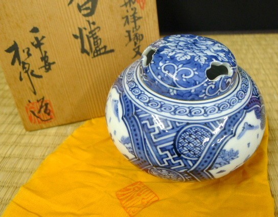 ヤフオク! -松泉造の中古品・新品・未使用品一覧 ショッピングを通販 煎茶道具 平安松泉造染付『賢人図』煎茶碗 五客セット茶道具 4D0217 陶芸