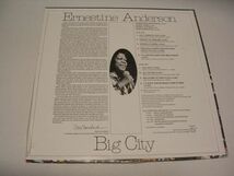 ●JAZZ VOCAL LP●ERNESTINE ANDERSON / BIG CITY_画像2