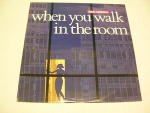 ●POPS VOCAL 12inch●PAUL CARRACK / WHEN YOU WALK IN THE ROOM