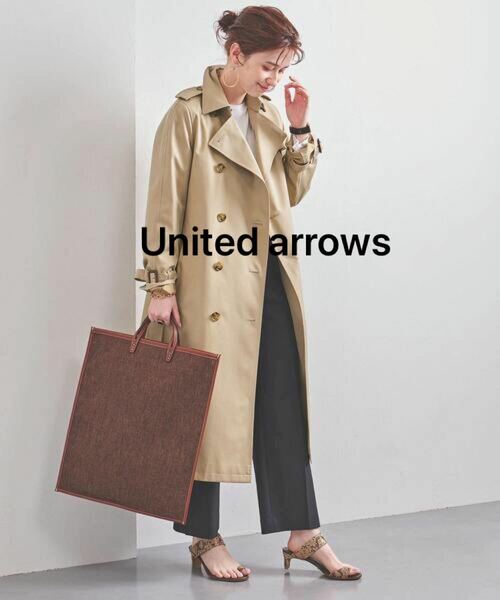 【限定値下げ中】UNITED ARROWS ユナイテッドアローズ UBCB ギャバ トレンチコート ベージュ　