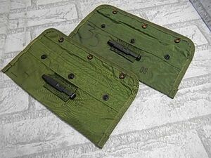 K73 特価！良品！◆M16A1 ナイロン クリーニングキットケース2個◆米軍◆サバゲー！