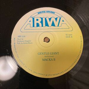 レア早口★ Macka B - Gentle Giant/gone home/Daddy Freddy / Genral Levy // Ariwa 12inch / Chicken Chest - Raggamuffin Pt.2