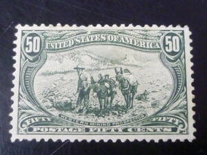 23 A N22 American stamp 1898 year SC#291misisipi-.50c unused LH [SC appraisal $700]