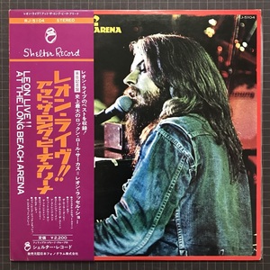 LEON RUSSELL レオン・ラッセル Live!! At The Long Beach Arena 国内初回盤 帯付 LP '73年 Shelter スワンプ Swamp