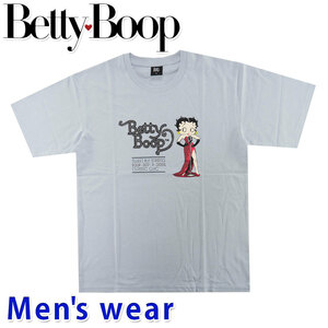 ベティー ブープ 半袖 Tシャツ メンズ ベティ ちゃん グッズ Betty 2277-0581B Mサイズ BLGY(ブルーグレ