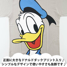 ディズニー 半袖 Tシャツ メンズ ドナルド ダック Disney グッズ 2277-0505A Mサイズ BE(ベージュ)_画像2