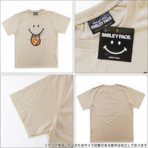 スマイル ニコちゃん 半袖 Tシャツ メンズ スマイリー SMILE グッズ 12229502 Lサイズ BE(ベージュ)_画像3