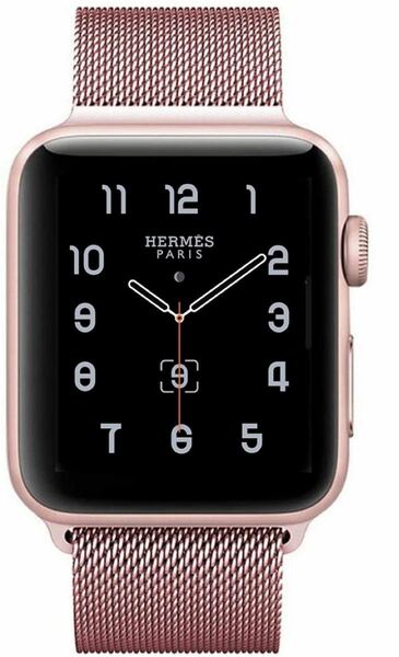 【B35】Apple Watch ミラネーゼループ38/40/41mm(ローズゴールド)