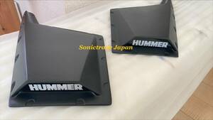 【国内発送】HummerハマーH2用デイライト サイドスクープボンネットカバーLEDライト 4個付左右セット未使用 外装カスタム 社外品です。
