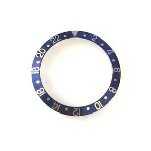 腕時計 修理交換用 社外部品 ベゼルインサート ブルー 青【対応】ロレックス GMTマスター 16700/16710/16760等 ROLEX互換