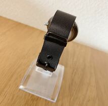 腕時計 男性 超薄型 ステンレス鋼 ステンレスベルト クォーツ腕時計 ブルー_画像6