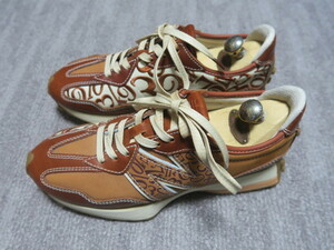 超美品★入手困難 即完売品 Frank Muller x NEW BALANCEコラボ★MS327FMC Brown スニーカー US9.5 JP27.5cm D