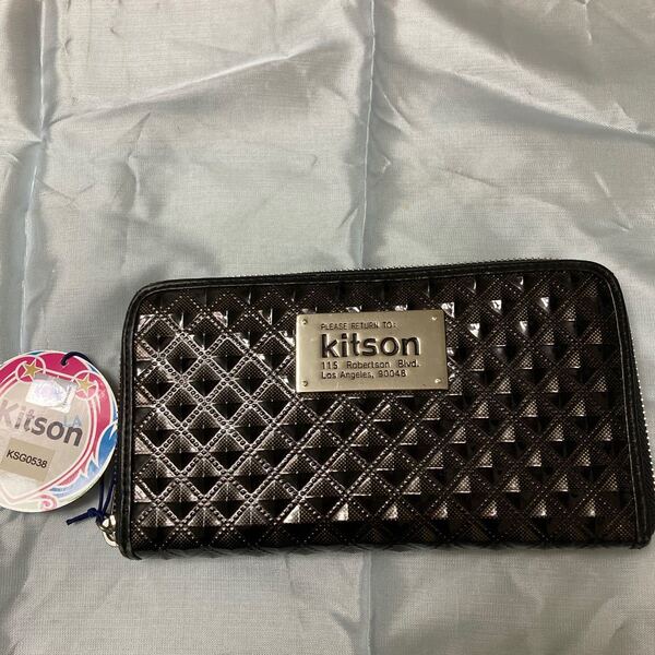 kitson ラウンドファスナー長財布 タグ付き