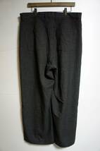 正規 19AW VICTIM ヴィクティム STRETCH WIDE PANTS ストレッチ ワイド パンツ スラックス VTM-19-P-117 灰 XL 本物 502M_画像2