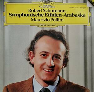 LP盤 マウリツィオ・ポリーニ　Schumann 交響的練習曲 Op13 & アラベスク Op18