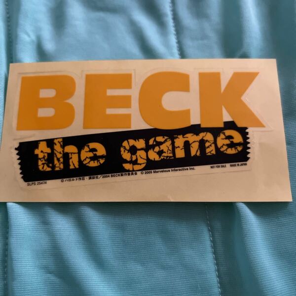 BECK ベック　シール