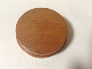 [ Sato .] purity tree incense case zelkova zelkova screw type 2.5 size ②