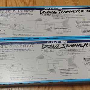 2個セット ジャッカル JACKALL ダウズスイマー 180SF コノシロスーパーチャート レッドヘッドコノシロ ソルトカラー 新品 DOWS SWIMMERの画像4