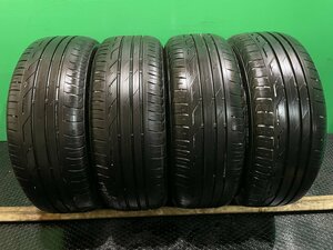 BS TURANZA T001 205/55R16 16インチ 夏タイヤ 4本 2018～20年製 インプレッサスポーツ レガシィB4 リーフ等　(MTE287)