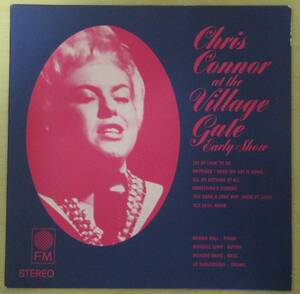 レコード〈LP〉クリス・コナー（CHRIS CONNOR) AT THE VILLAGE GATE