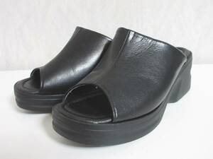  after wistaria industry GOTOU SANGYO sandals black black M hj145