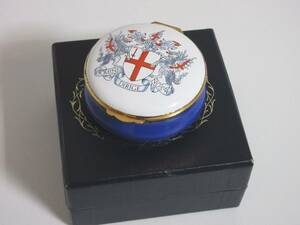 ENGLISH ENAMELS by CRUMMLES Domine Dirige Nos 英国製 エナメルボックス ピルケース hj195