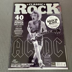 ROCK クラシックロック　AC/DC ACDC 海外雑誌　2005年8月号　BLACK IN BLACK 25周年