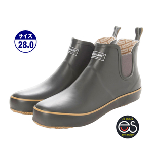 * new goods * popular *[20088-GRAY-28.0] rubber rain boots side-gore . sweat . lining ventilation insole . rain combined use man and woman use (22.5~29.0)