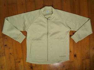 * the smallest defect have * head *HEAD* stretch sweat Zip up jacket jumper L beige group 