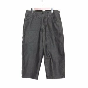 SUS-SOUS supima denim working dress trousers サイズ7 インディゴ 02-SS01901 シュス デニムパンツ ウォーキングドレス