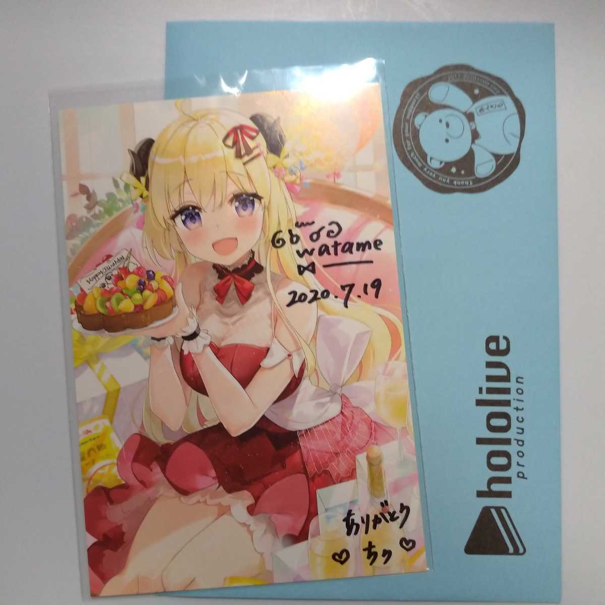 希少】ロボ子さん 誕生日記念2021 直筆サイン入りポストカード ...
