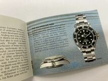 R 1988年 サブマリーナ 冊子 ロレックス 16803 16808 16800 5513/0 16660 ROLEX SUBMARINER SEA-DWELLER booklet 箱 空箱 ケース OYSTER_画像6