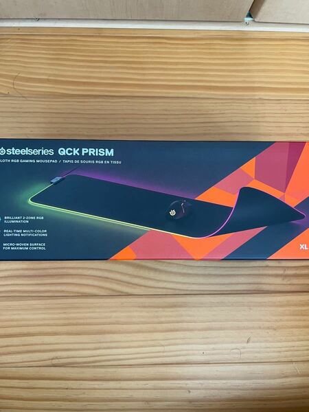 SteelSeries QcK XL RGB Prism（3ヶ月使用） 