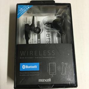 maxell MXH-BTS500BK カナル型イヤホン 黒　Bluetooth