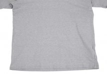 パパスPapas ワンポイント刺繍Tシャツ 杢グレーS 【メンズ】_画像5