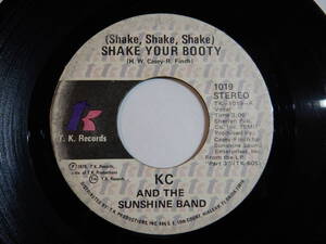 KC & The Sunshine Band (Shake, Shake, Shake) Shake Your Booty T.K. US 1019 200680 SOUL DISCO ソウル ディスコ レコード 7インチ 45