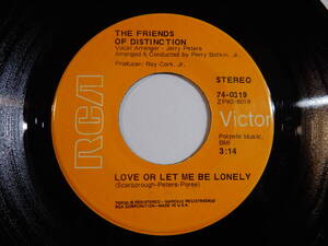 Friends Of Distinction Love Or Let Me Be Lonely / This Generation RCA Victor US 74-0319 200729 SOUL ソウル レコード 7インチ 45