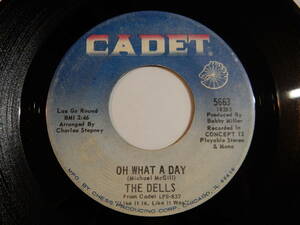 Dells Oh What A Day / The Change We Go Thru (For Love) Cadet US 5663 200754 SOUL ソウル レコード 7インチ 45